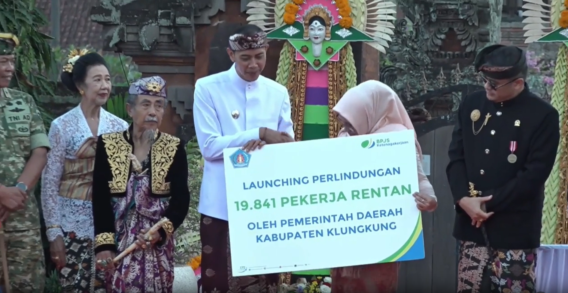 Program Pemberian Bantuan Jaminan Sosial Ketenagakerjaan Bagi Pekerja Rentan “Bapak Keren” Dinas Ketenagakerjaan Kab. Klungkung